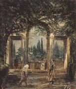 La Villa Medicis a Rome (le Pavillon d'Ariane) (df02) Diego Velazquez